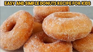 Donuts Recipe [Only 3 ingredients], Sugar Donuts Recipe.