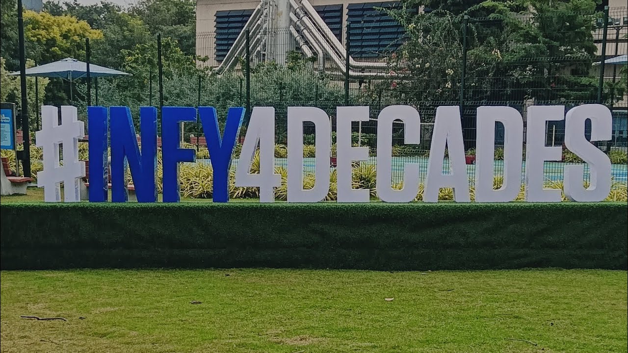 Infosys Campus Decoration For Infy4decades Celebration Infosys Youtube