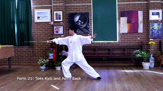 Step by Step Instructions of Standard Tai Chi Sword 42 Form (From Beginner to Advanced)