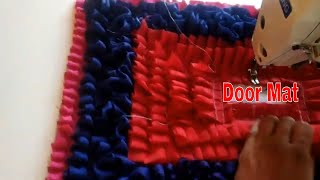 DIY, How To Make Easy Door Mat With Waste Clothes ll floor Mat Door Mate Best Out Of Waste Recycle