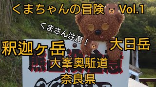 釈迦ヶ岳　大日岳　くまちゃんの冒険🐻Vol.1　2023年8月26日