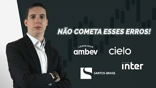 Ambev (ABEV3), Santos Brasil (STPB3), Banco Inter (BIDI4) e Cielo (CIEL3) | 5 Pontos sobre Valuation