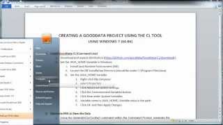 Creating a GoodData Project