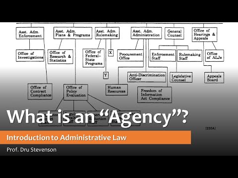 What is an administrative agency quizlet?