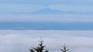 皇海山登山中に見えた雲海