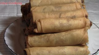 CHẢ GIÒ TÔM THỊT -Vietnamese Egg Rolls - Cách làm chả giò giòn tan , giòn lâu -