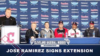 Cleveland Guardians: Jose Ramirez Contract Extension Press Conference