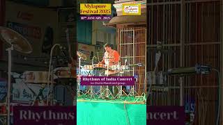 Mylapore Festival 2025 (Day 2) 🥁Jus Drums Murali in front of Sri Kapaleeswarar Temple💃10-01-2025