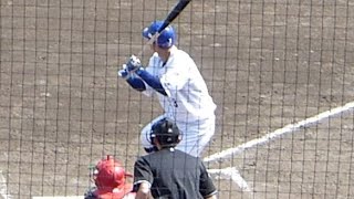 高橋周平４回裏バッティング【2022年4月22日 中日ドラゴンズ対広島カープ プロ野球 2軍ファーム戦 ウエスタンリーグ ナゴヤ球場】