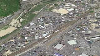 Google Earth 和気駅(岡山県) 山陽本線