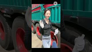 Supir truck cantik.. yang xiaoying