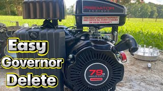 79cc Predator - Easiest Way to Remove Governor and Keep Factory Throttle