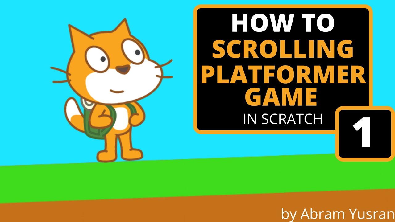 Scratch Tutorial | How To Make A Scrolling Platformer Game | Part 1 ...