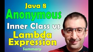 21- Java 8 Tutorial - Difference between Anonymous Inner Class And Lambda expressions