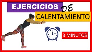 📣Ejercicios de CALENTAMIENTO 🤸‍♂ | 3 minutos ⏰