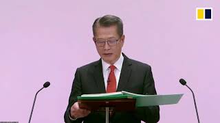WATCH LIVE: HK finance chief Paul Chan delivers budget