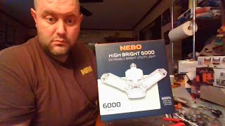 Bench lighting The Nebo High Bright 6000 LED lightbulb