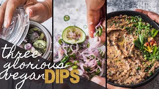 3 Glorious Vegan Dips Recipes