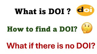 How to find DOI of journal article