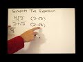 simplify the expression by multiplying by the conjugate