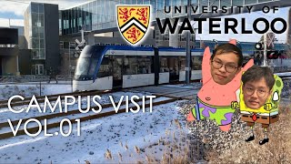 [Vlog] 学校里会卖什么衣服？滑铁卢大学探店 (上) Campus Visit University of Waterloo Vol.01