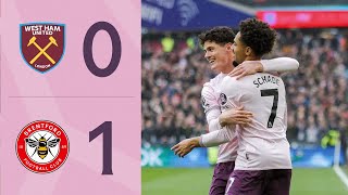 Schade scores in London derby win! 💪 | West Ham United 0-1 Brentford | Premier League Highlights