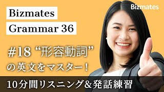 【英語学習者向け 英文法10分聞き流しでマスター 】「形容動詞」Bizmates Grammar 36 #18