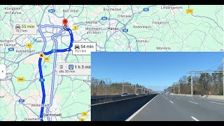 Freeways Germany A5 - Nochmal nach Frankfurt fahren - Hinfahrt - 1989