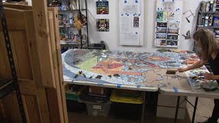Mosaic artist builds stability in public spaces by 'going to pieces' | Good News Chicago
