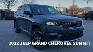 2022 Jeep Grand Cherokee for Sale | Mississauga, Brampton, Toronto | Team Chrysler