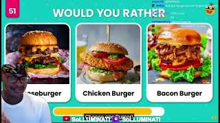SoLLUMINATI Plays ‘Would You Rather’ Food Edition!! (Full Gameplay)