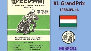 1988.09.11.XI.Speedway GP város nagydíja-Miskolc(HUN)