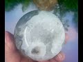 druzy moss agate sphere crystal 165376699943