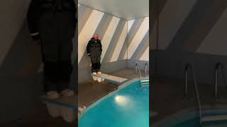 Striker Ice Hard Water Float Suit Test