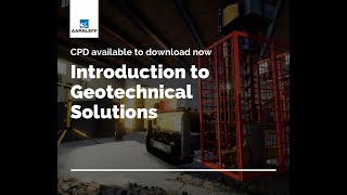 CPD   An Introduction to Geotechnical and Mini Piling Solutions