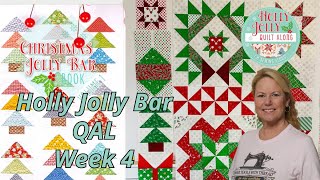 #HollyJollyQAL Quilt Week 4, Prepping for Embroidery Thursday, the Stitchuation Room, 10-2-24