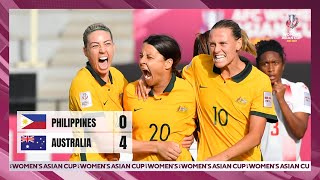 #WAC2022 - Group B | Philippines 0 - 4 Australia