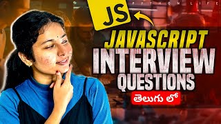 JavaScript Interview Questions | Telugu