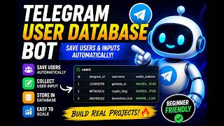🚀 Built a Telegram User Database Bot 🤖