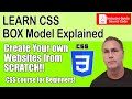 CSS Box Model How to set Border Margin Padding and element sizes height and width CSS properties