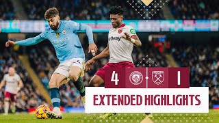 Extended Highlights | Manchester City 4-1 West Ham | Premier League