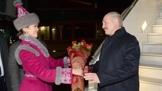 Президент Лукашенко прибыл в Кокшетау