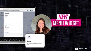 New Menu Widget in Datacake 🚀 Better Dashboard Navigation