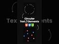 Circular Text / Elements | #css #javascript