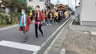 湯野稲荷神社例大祭 2022 本祭り　神輿渡御　中央　愛宕