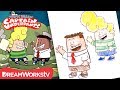 How to Draw George & Harold | DREAMWORKS THE EPIC TALES OF CAPTAIN UNDERPANTS