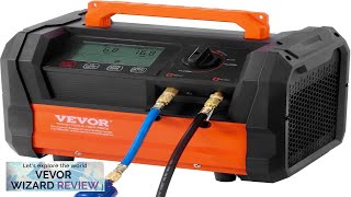 VEVOR Refrigerant Recovery Machine 1 HP Dual Cylinder Portable AC Recovery Machine Review