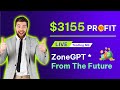 Lucrative $3155 profit with ZoneGPT * From The Future | Scalping and Day Trading