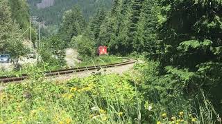 CN ballast train at Green River