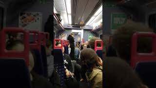 Spontaneous Orchestra on Train